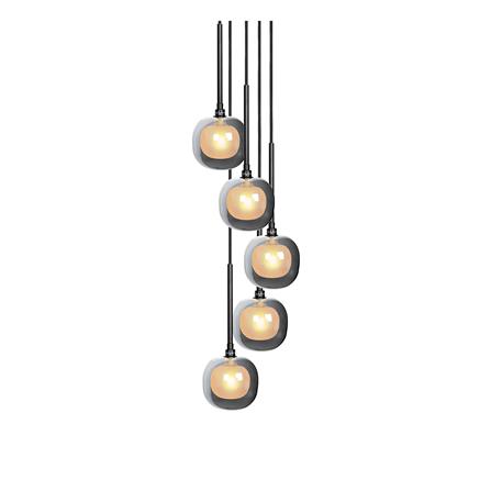 ไฟช่อ L&E 01-03082 สีดำ 5 หัว_1