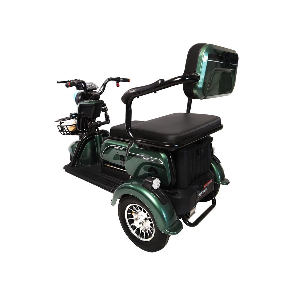 สกู๊ตเตอร์ไฟฟ้า 3 ล้อ SAGASONIC X6 สีเขียว