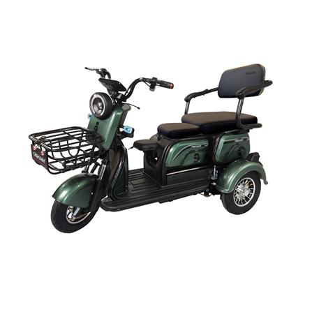 สกู๊ตเตอร์ไฟฟ้า 3 ล้อ SAGASONIC X6 สีเขียว_3