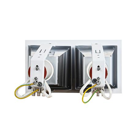 ดาวน์ไลท์ LUMAX 23-01760 8.7 นิ้ว สีขาว เหลี่ยม_3