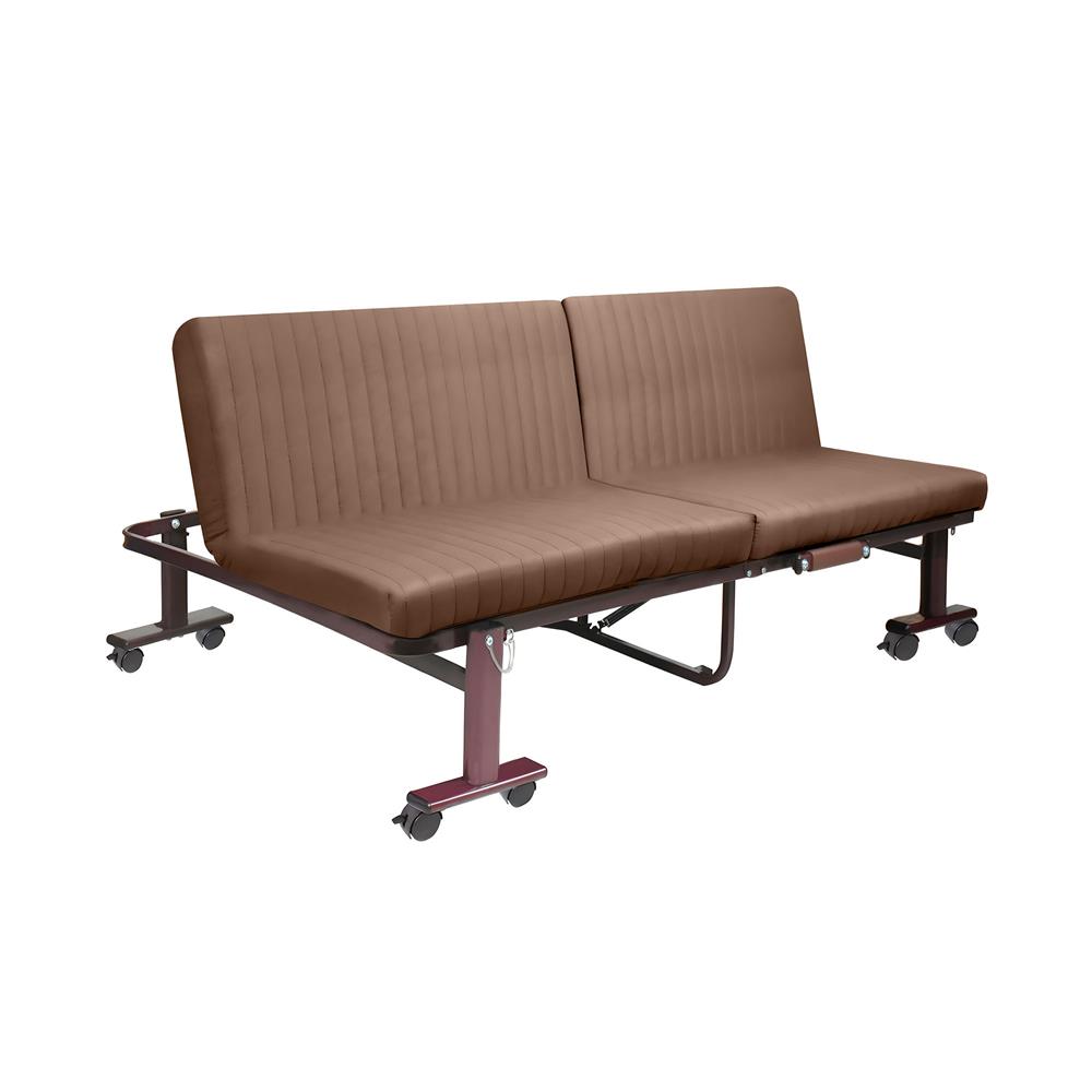 เตียงพับพร้อม TOPPER THAIBULL OLT504-240-100 สีน้ำตาล