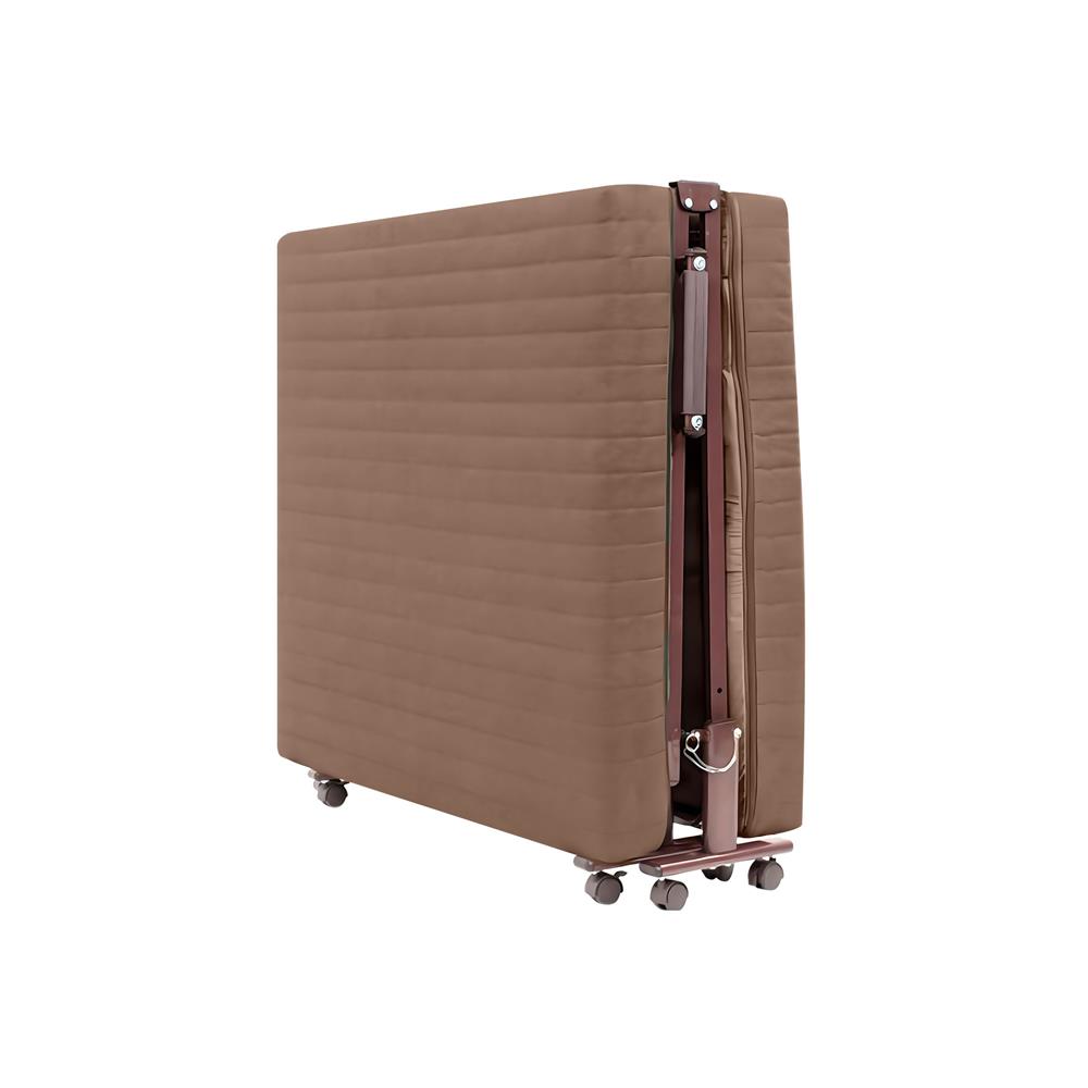 เตียงพับพร้อม TOPPER THAIBULL OLT504-240-100 สีน้ำตาล