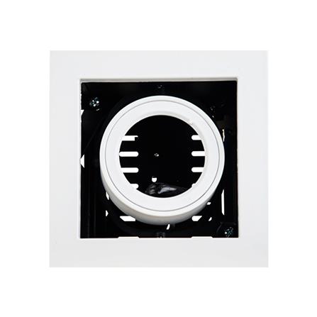 ดาวน์ไลท์ L&E HG 24-05007 4 นิ้ว สีขาว เหลี่ยม_0