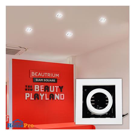 ดาวน์ไลท์ L&E HG 24-05007 4 นิ้ว สีขาว เหลี่ยม_2