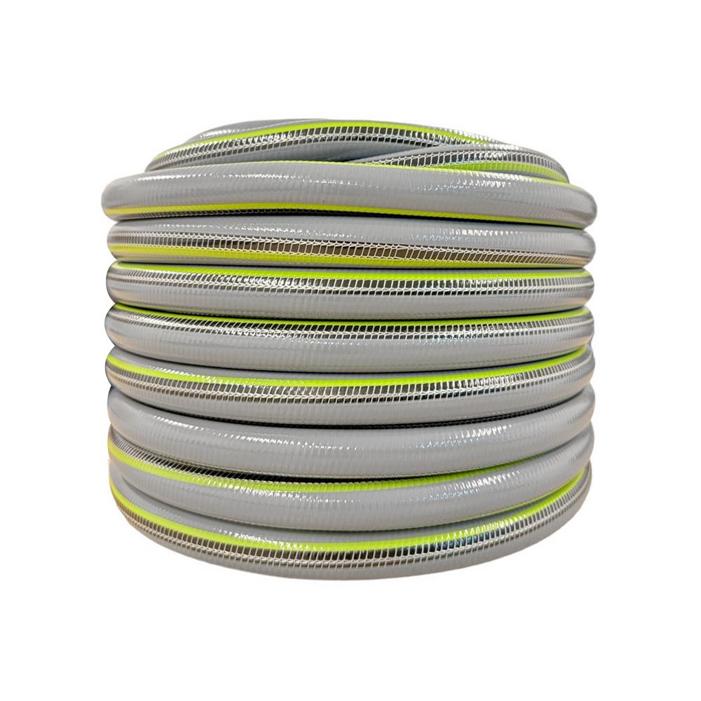 สายยางม้วน PVC KNITTING TAKARA 5/8 นิ้ว X 30 ม. สีเทา