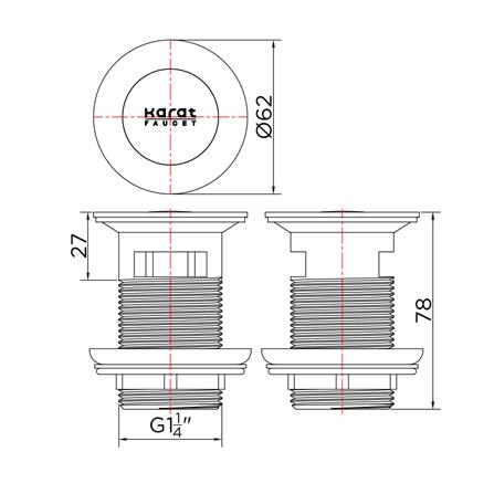 สะดืออ่างล้างหน้าแบบกด KARAT FAUCET KA-08-252-41_5