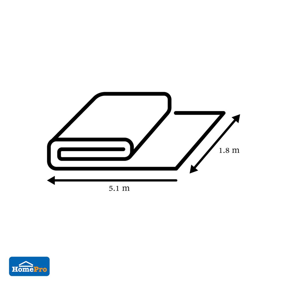 ผ้าใบก่อสร้าง MESH SHEET DEXZON 270 กรัม 1.8X5.1 ม. สีเทา