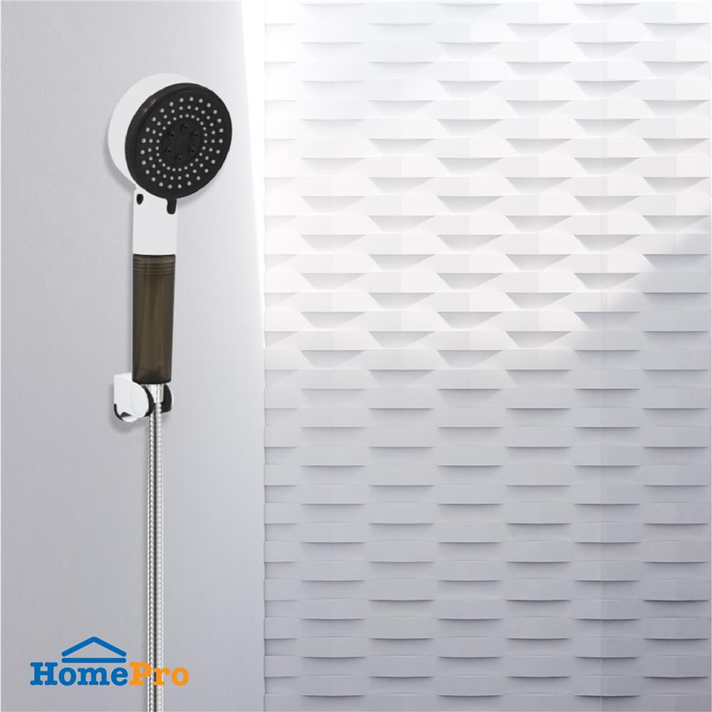 ชุดฝักบัวสายอ่อน 3 ระดับ HONS SS320-WH สีขาว