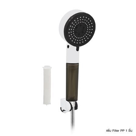 ชุดฝักบัวสายอ่อน 3 ระดับ HONS SS320-WH สีขาว_0