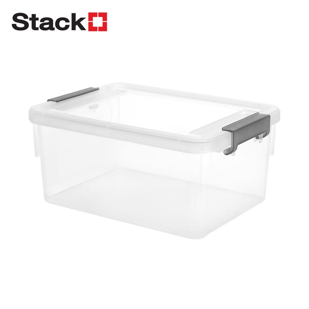กล่องอเนกประสงค์ STACKO WIN SIZE M 17.7X13X8.2 ซม. สีใส