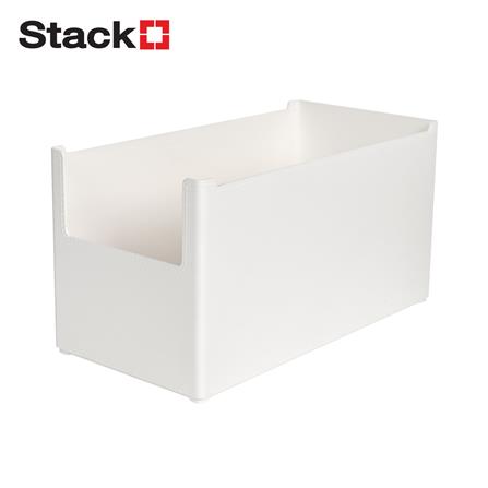 กล่องอเนกประสงค์ STACKO LIVE SIZE L 14X28X15 ซม. สีขาว_0