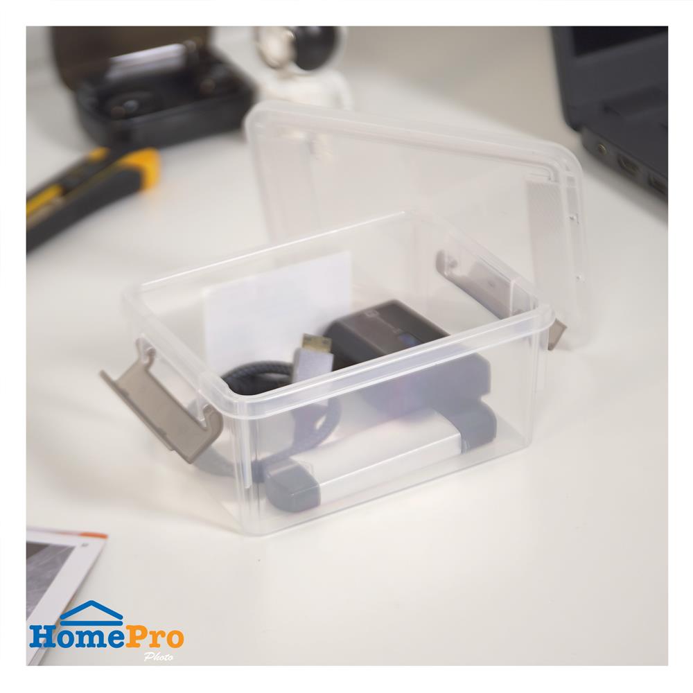 กล่องอเนกประสงค์ STACKO WIN SIZE S 13.5X9.8X6 ซม. สีใส