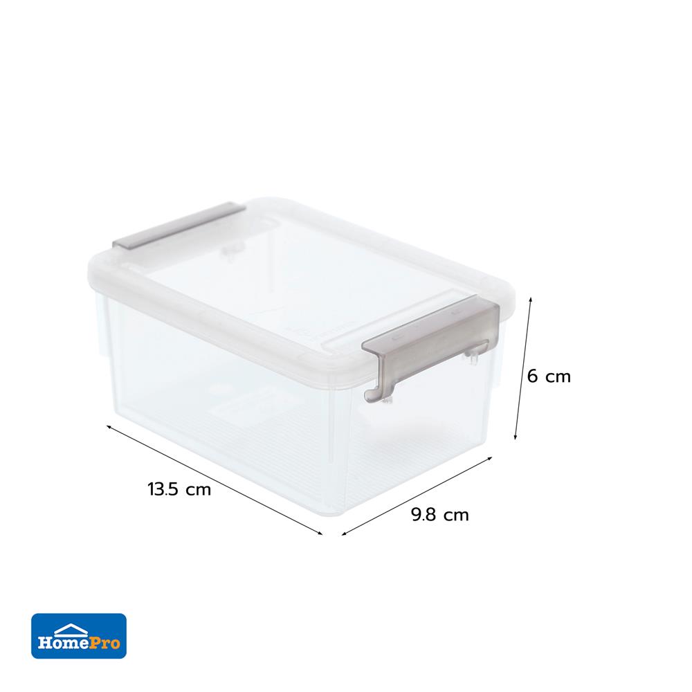 กล่องอเนกประสงค์ STACKO WIN SIZE S 13.5X9.8X6 ซม. สีใส