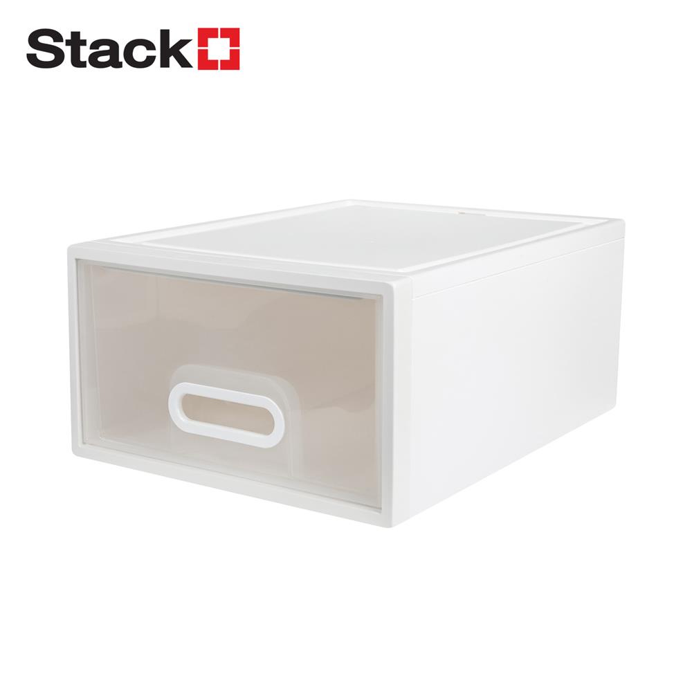 กล่องลิ้นชัก STACKO MODULAR 45X35X20.5 ซม. สีขาว