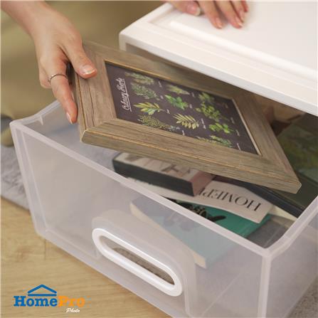 กล่องลิ้นชัก STACKO MODULAR 45X35X20.5 ซม. สีขาว_3