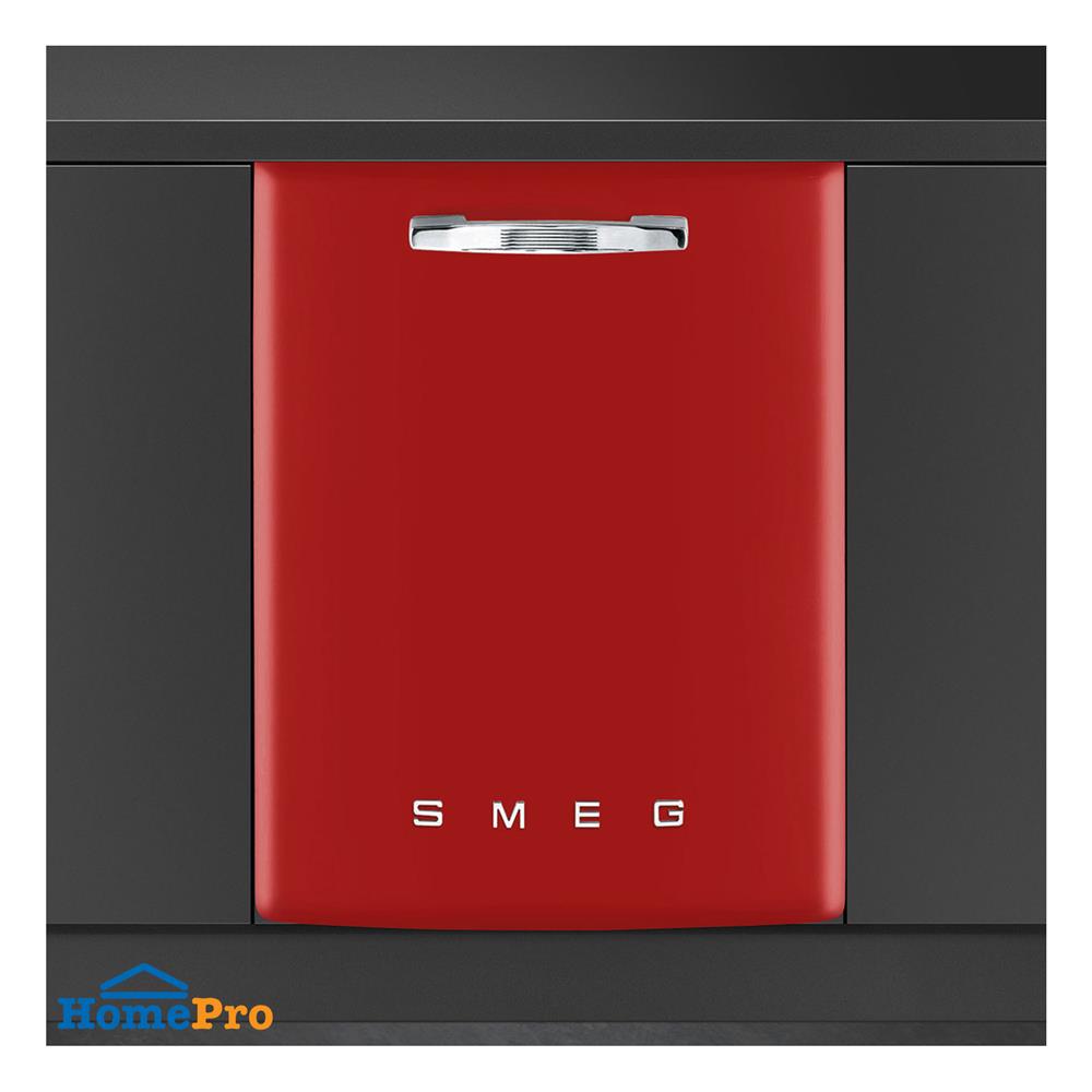 เครื่องล้างจานฝัง SMEG STFABRD3 สีแดง