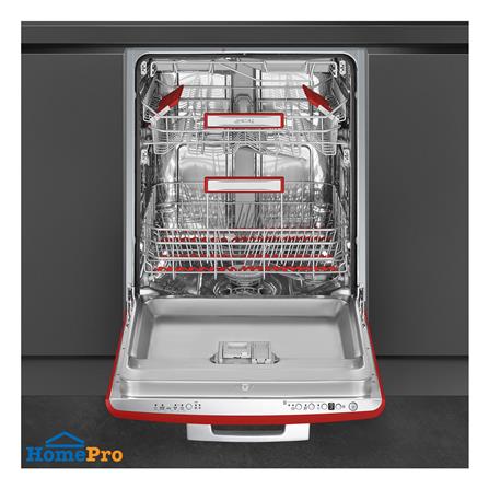 เครื่องล้างจานฝัง SMEG STFABRD3 สีแดง_6