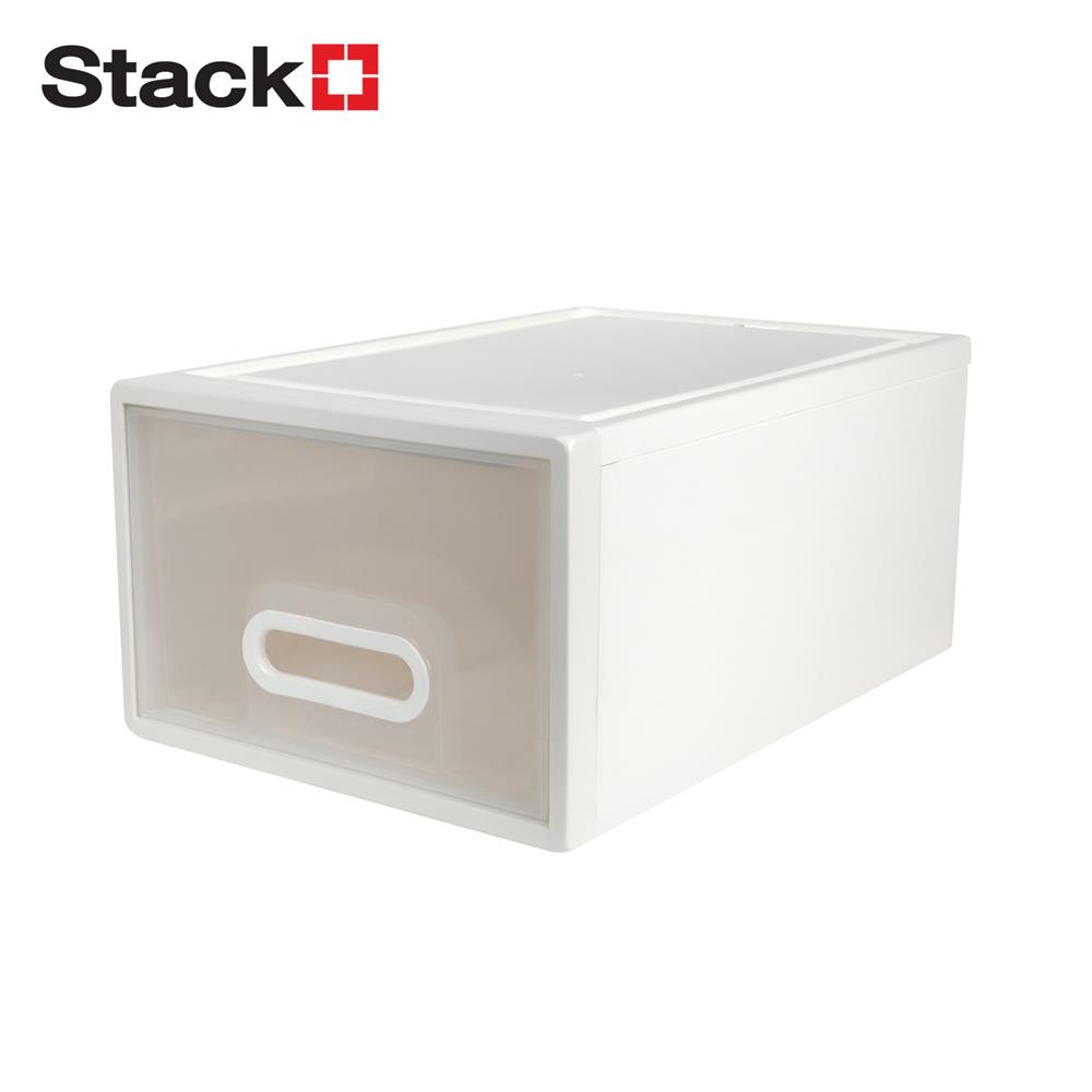 กล่องลิ้นชัก STACKO MODULAR 15 ลิตร 45X30X20.5 ซม. สีขาว