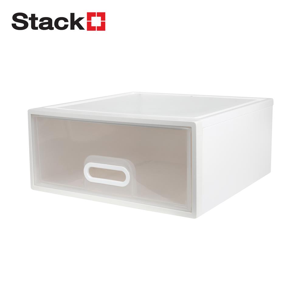 กล่องลิ้นชัก STACKO MODULAR 25 ลิตร 45X45X20.5 ซม. สีขาว_0