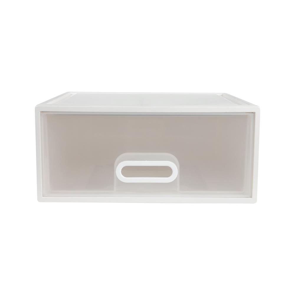 กล่องลิ้นชัก STACKO MODULAR 25 ลิตร 45X45X20.5 ซม. สีขาว