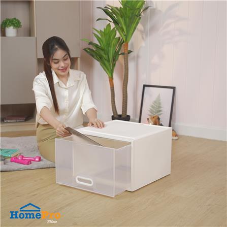 กล่องลิ้นชัก STACKO MODULAR 40 ลิตร 45X45X30.5 ซม. สีขาว_4