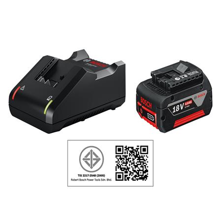 แท่นชาร์จ พร้อมแบตเตอรี่ BOSCH 18 โวลต์ 3.0 แอมป์_1