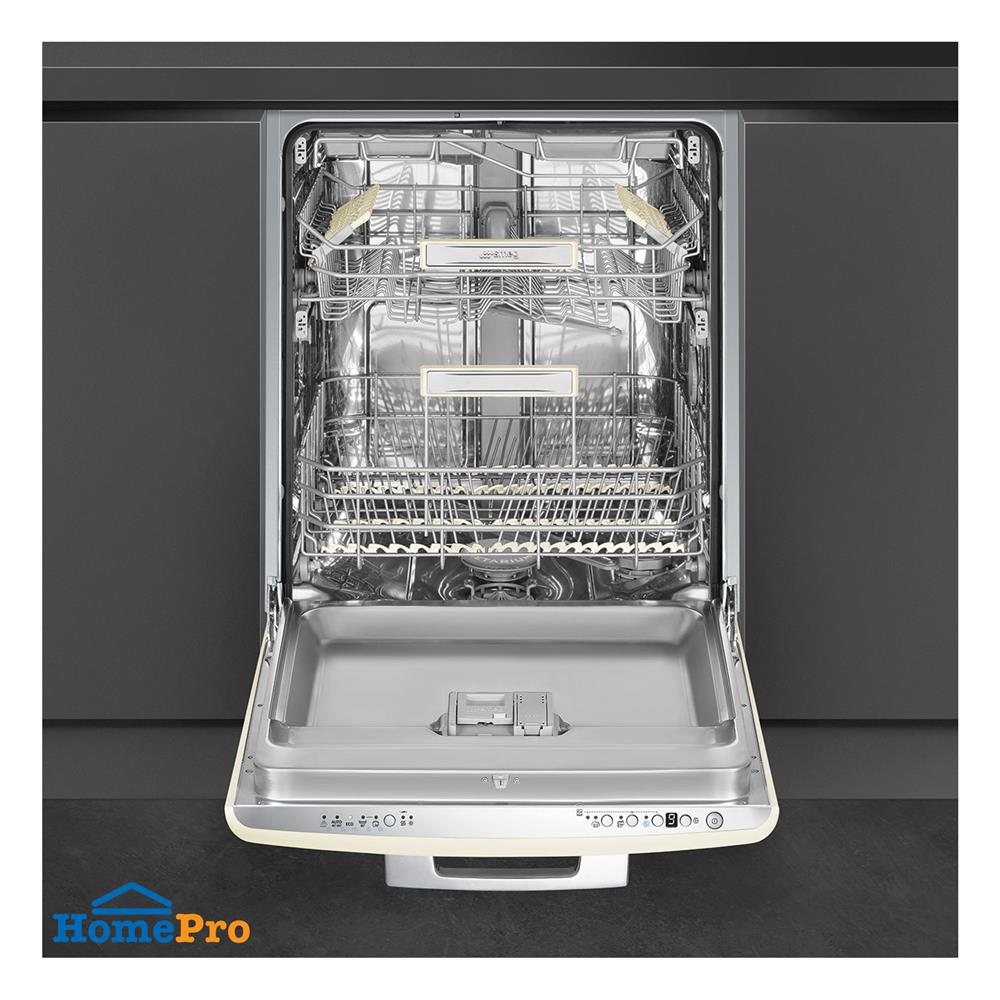 เครื่องล้างจานฝัง SMEG STFABCR3 สีครีม