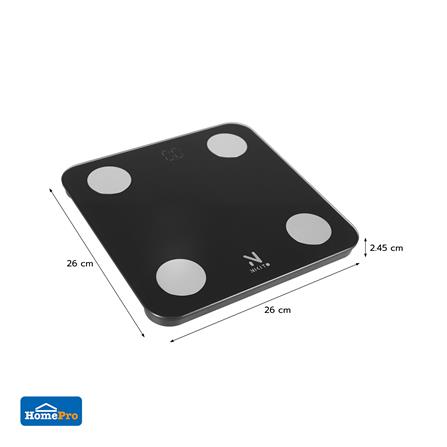 เครื่องชั่งน้ำหนักวัดมวลกาย NIKITO CF598BLE สีดำ_7