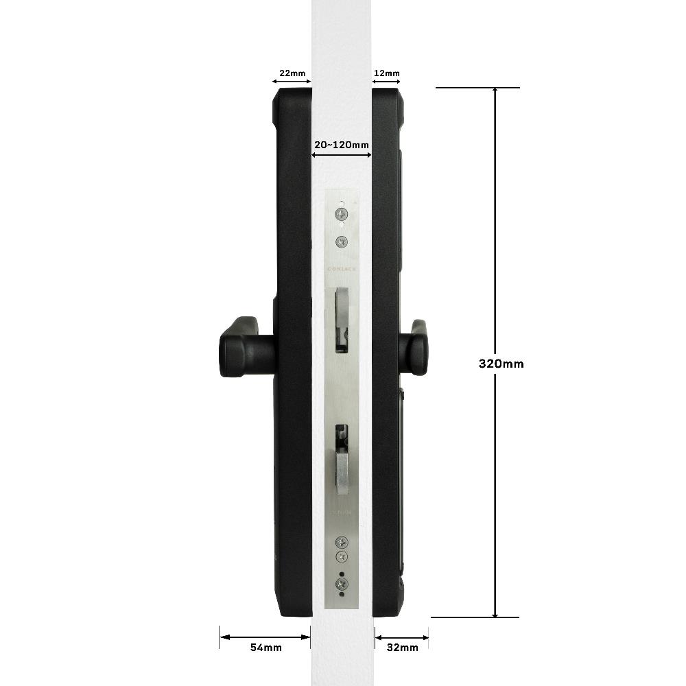 กลอนดิจิตอล CONLOCK CL-X50 สีทอง