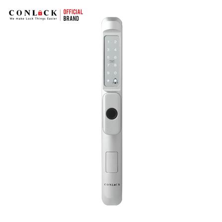 กลอนดิจิตอล CONLOCK CL-X50 TWIST สีเงิน