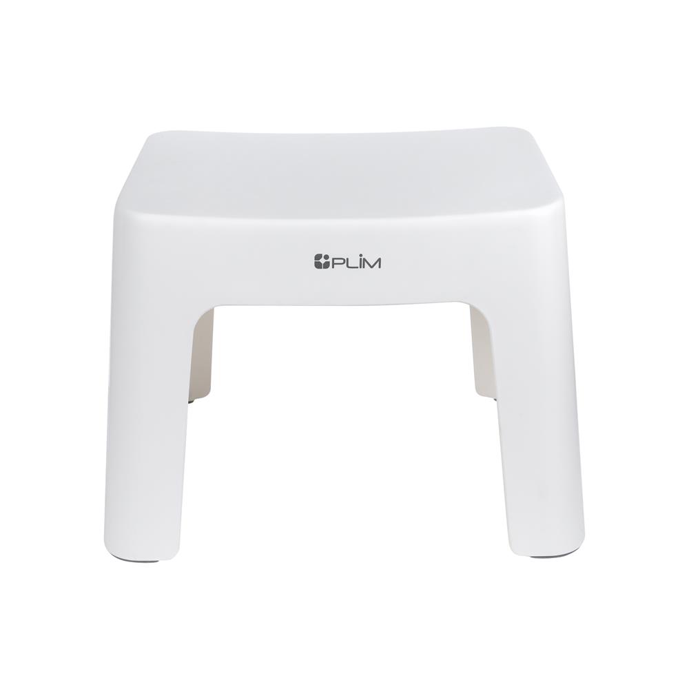 เก้าอี้เหลี่ยมเตี้ย PLIM 34.9X27.5X25.3 ซม. สีขาว