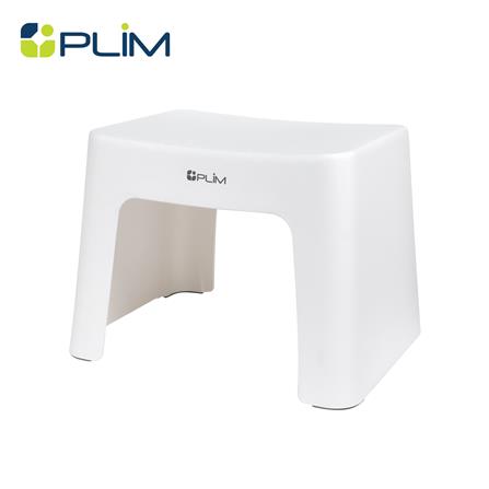 เก้าอี้เหลี่ยมเตี้ย PLIM 34.9X27.5X25.3 ซม. สีขาว_0