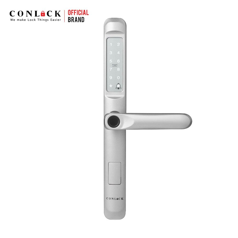 กลอนดิจิตอล CONLOCK CL-X50 สีเงิน