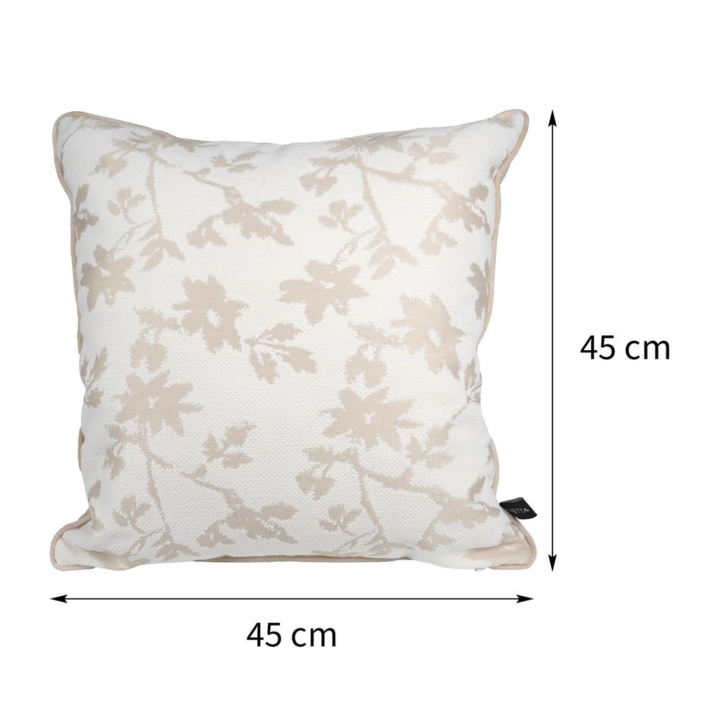 หมอนอิง BENETTA QUEENA 18X18 นิ้ว สีเบจ