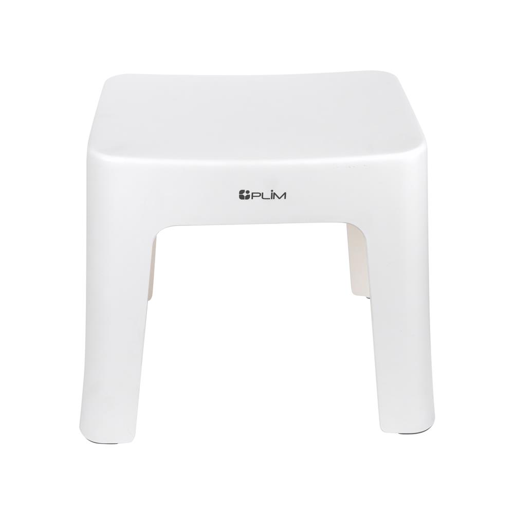เก้าอี้เหลี่ยมเตี้ย PLIM 36.8X27.5X30.2 ซม. สีขาว