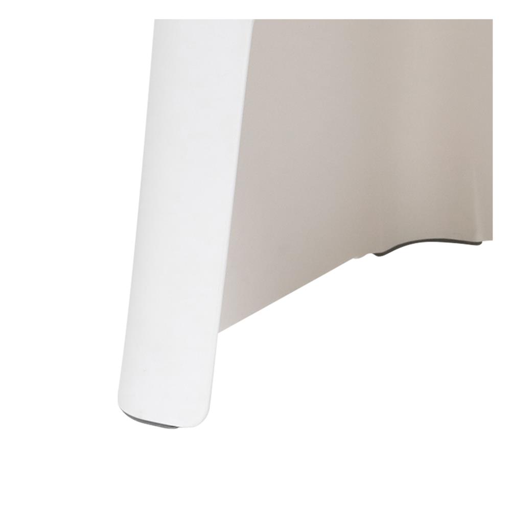 เก้าอี้เหลี่ยมเตี้ย PLIM 36.8X27.5X30.2 ซม. สีขาว