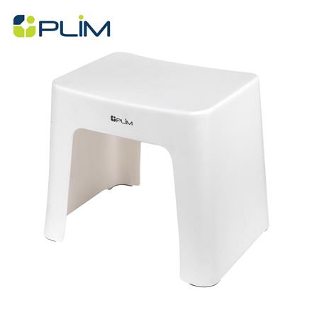 เก้าอี้เหลี่ยมเตี้ย PLIM 36.8X27.5X30.2 ซม. สีขาว_0