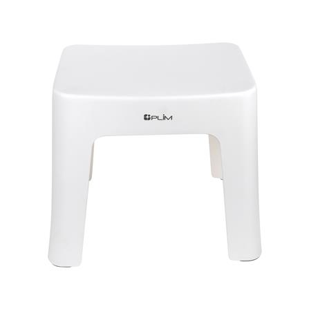 เก้าอี้เหลี่ยมเตี้ย PLIM 36.8X27.5X30.2 ซม. สีขาว_1