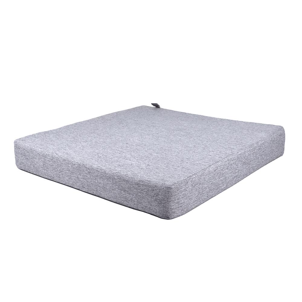 เบาะรองนั่งกันน้ำ HOME LIVING STYLE KLASS 22X22 นิ้ว สีเทา