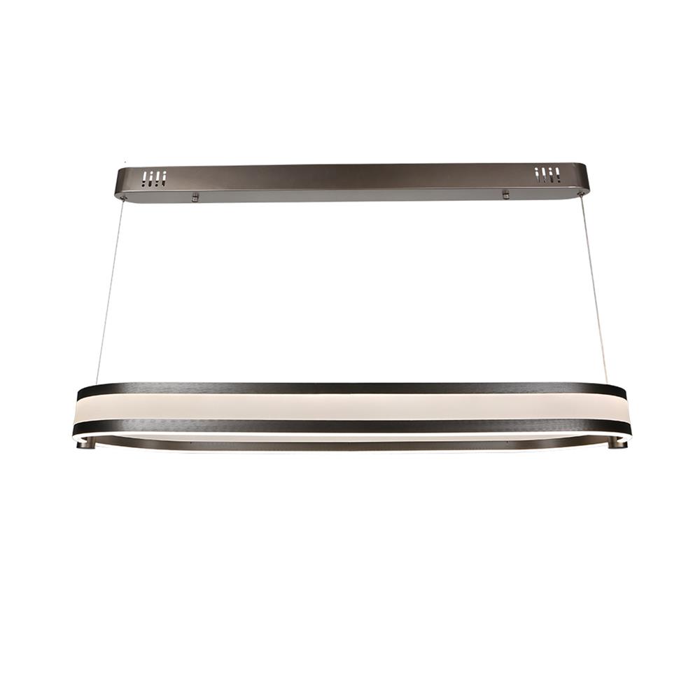 ไฟช่อ LED CARINI MD088-3890-900 56 วัตต์ DAYLIGHT/COOL WHITE/WARM WHITE สีขาว/เงิน 1 หัว