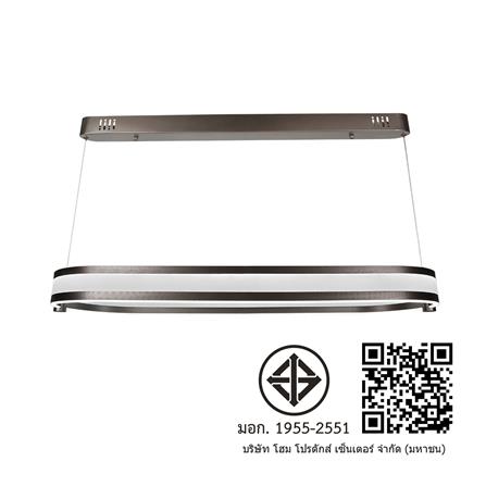 ไฟช่อ LED CARINI MD088-3890-900 56 วัตต์ DAYLIGHT/COOL WHITE/WARM WHITE สีขาว/เงิน 1 หัว_7