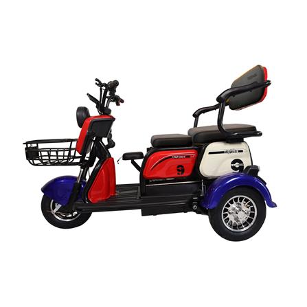 สกู๊ตเตอร์ไฟฟ้า 3 ล้อ SAGASONIC X6 สีน้ำเงินแดง_1