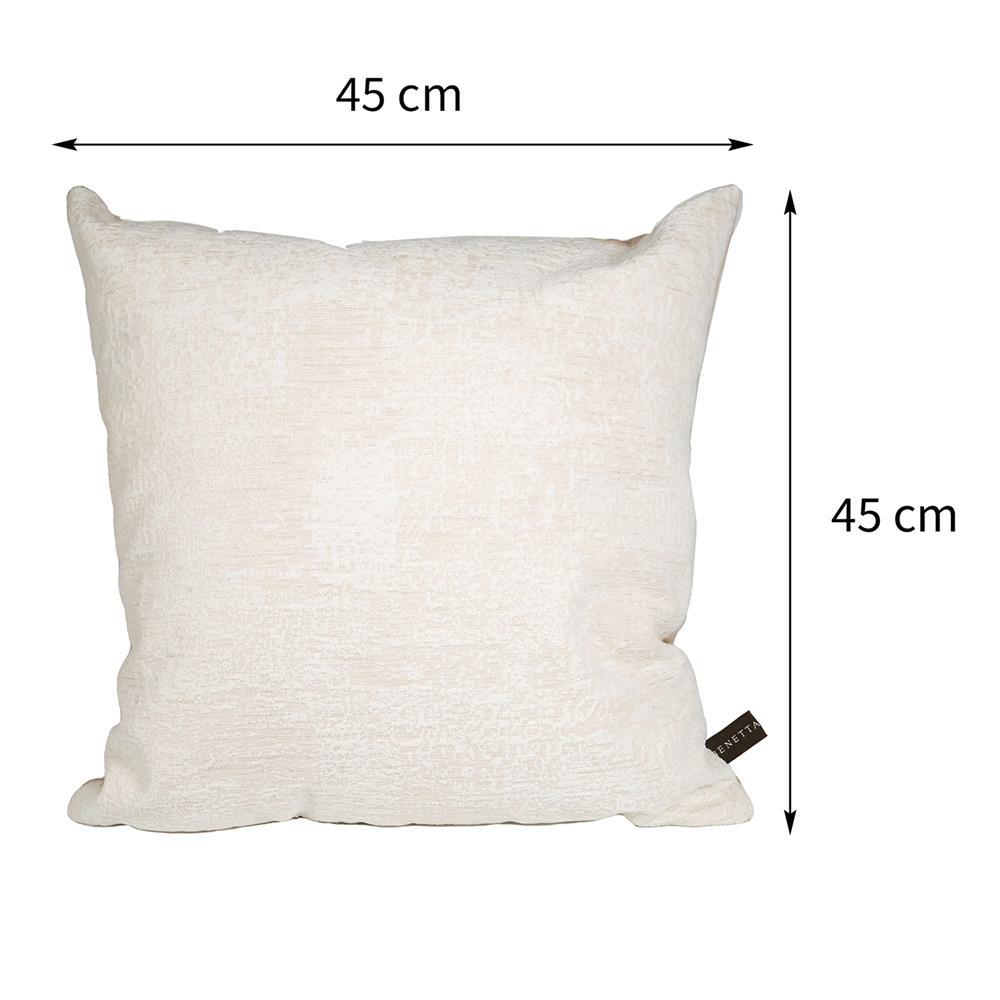 หมอนอิง BENETTA QUEENA-P 18X18 นิ้ว สีครีม