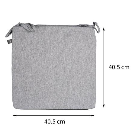 เบาะรองนั่งกันน้ำ HOME LIVING STYLE KLASS 16X16 นิ้ว สีเทา_7