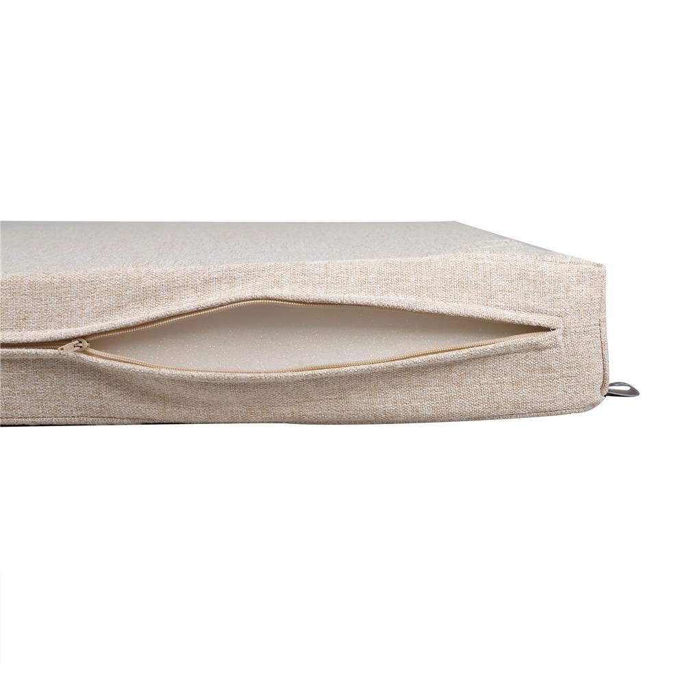 เบาะรองนั่งกันน้ำ HOME LIVING STYLE KLASS 22X22 นิ้ว สีครีม