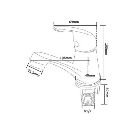 ก๊อกอ่างล้างหน้า BEN BN BENTO2899_3