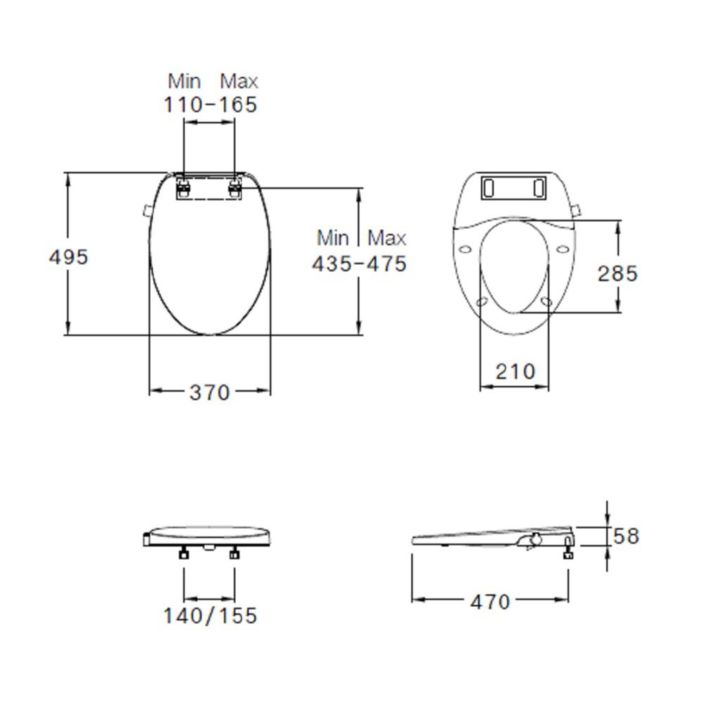 ฝารองนั่งอัตโนมัติ COTTO CVN92204