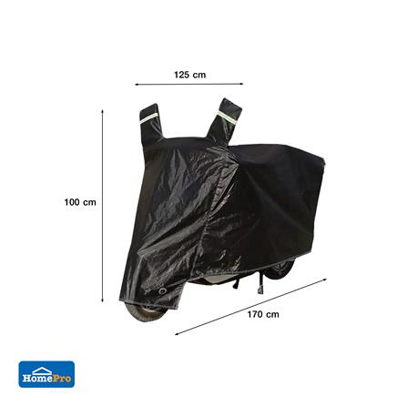 ผ้าคลุมรถจักรยานไฟฟ้า GRANDE สีดำ_4