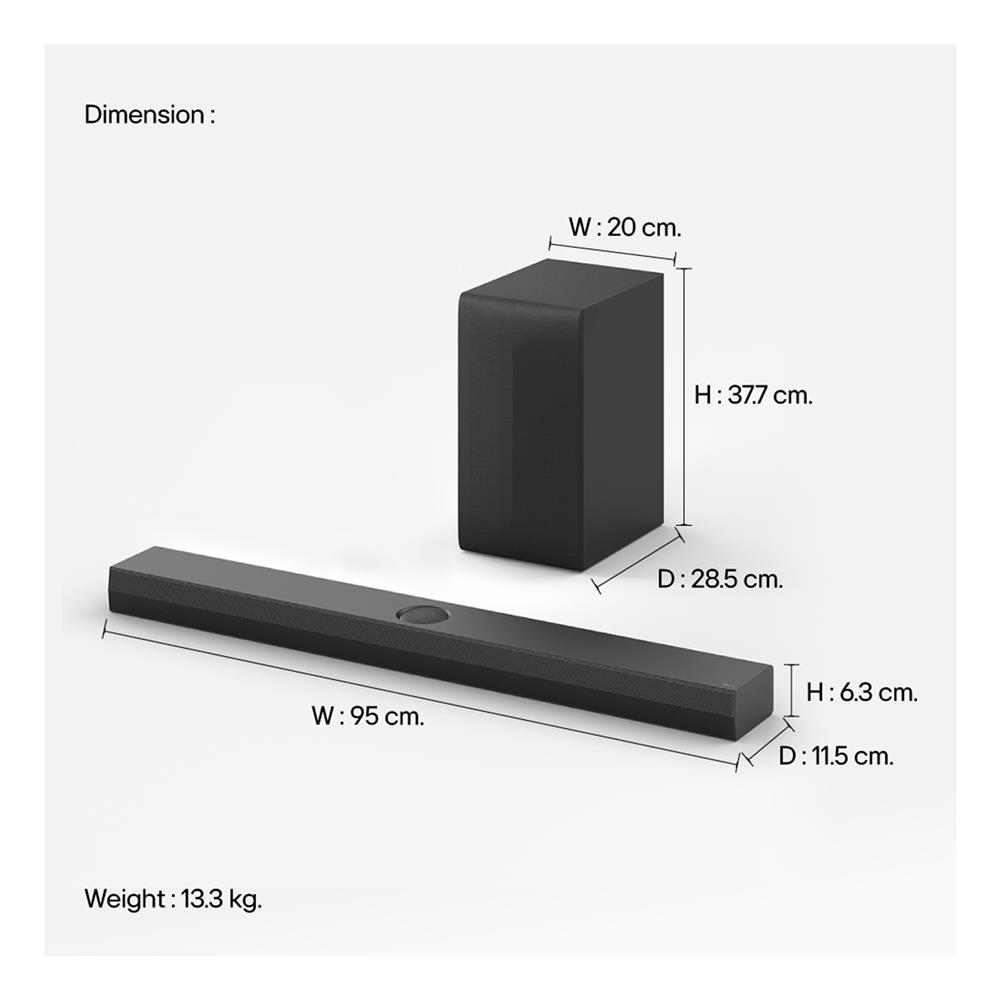 ซาวด์บาร์ LG S70TY.ATHALLK