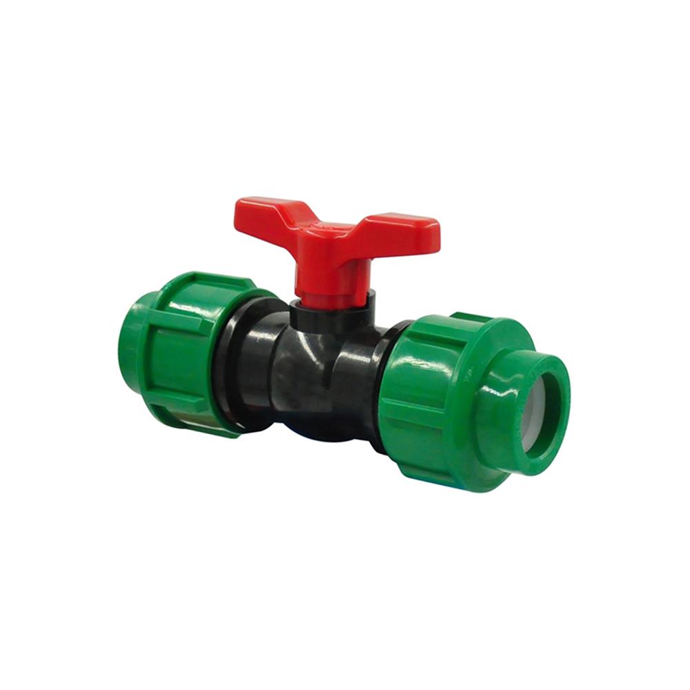 วาล์วเกษตรสวมล็อก PE TOWAI เกลียวใน 32 มม. X 1 นิ้ว